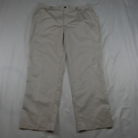 adidas‎ 38 x 32 Khaki Climacool Wicking Tech Straight Dress Pants - Picture 1 of 3